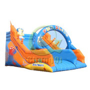 inflatable bouncer slide